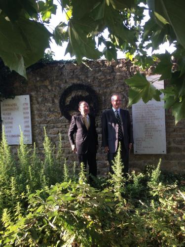 CE Lemaire et LtCol de Fombelle